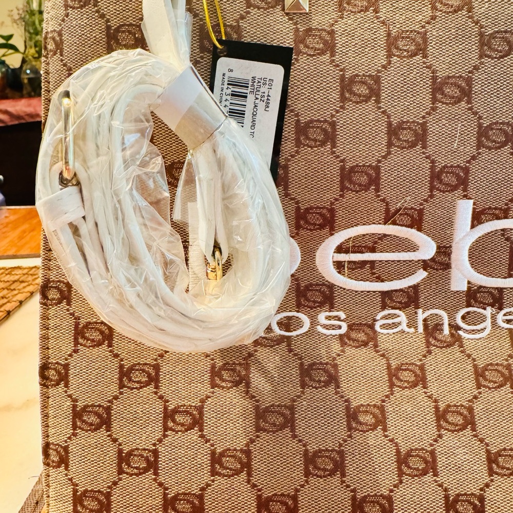 Bebe Los Angeles Monogram Tote Bag NWT - Picture 7 of 9